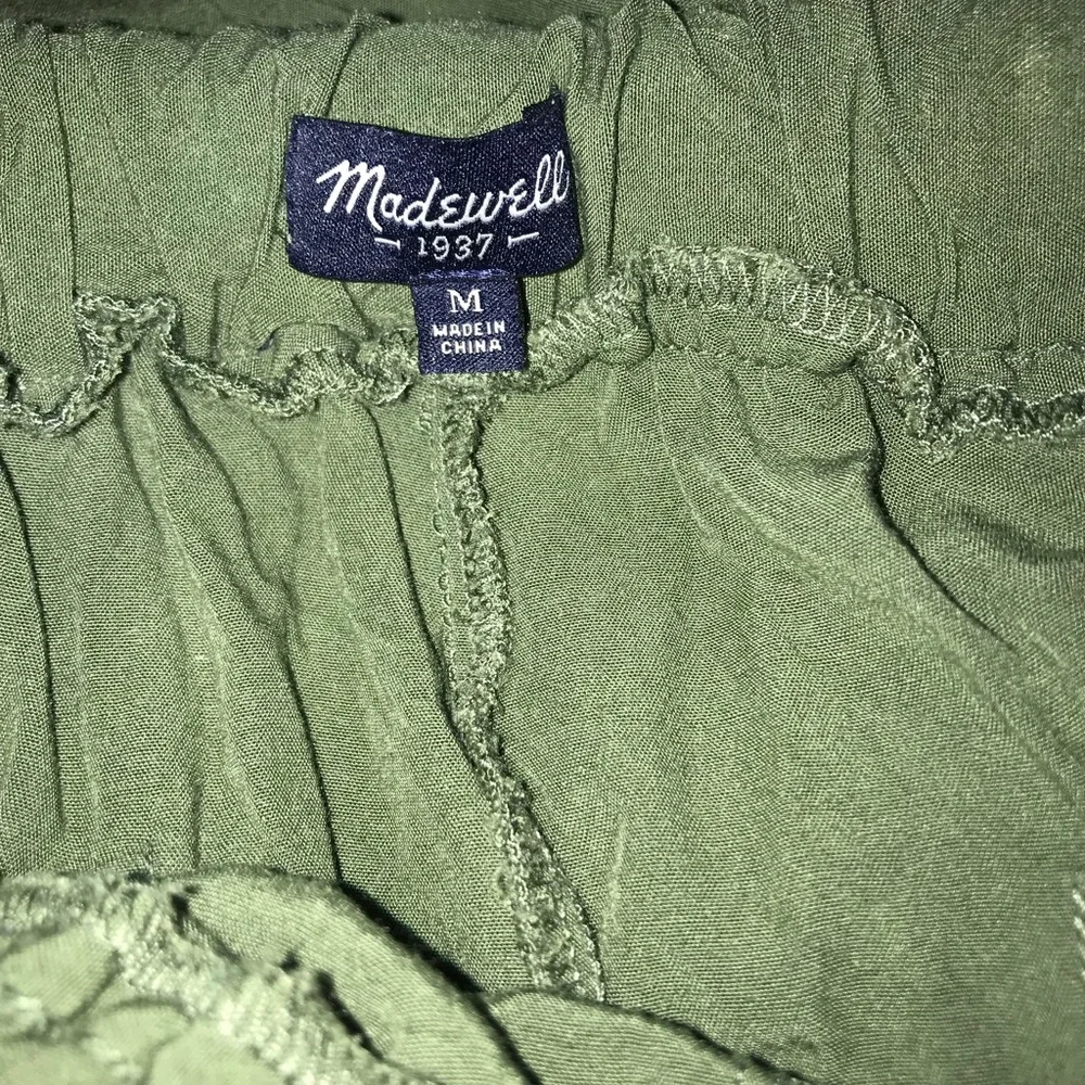 Madewell Army Green Pull On Jogger Pants - Picture 7 of 9